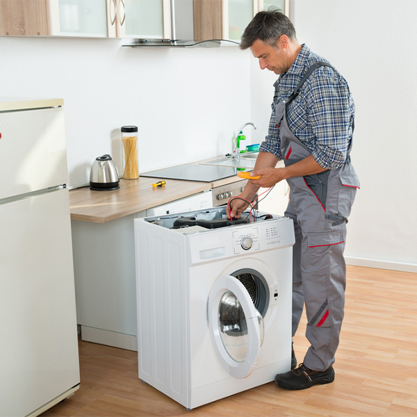 can you walk me through the steps of troubleshooting my washer issue in Rusk County WI